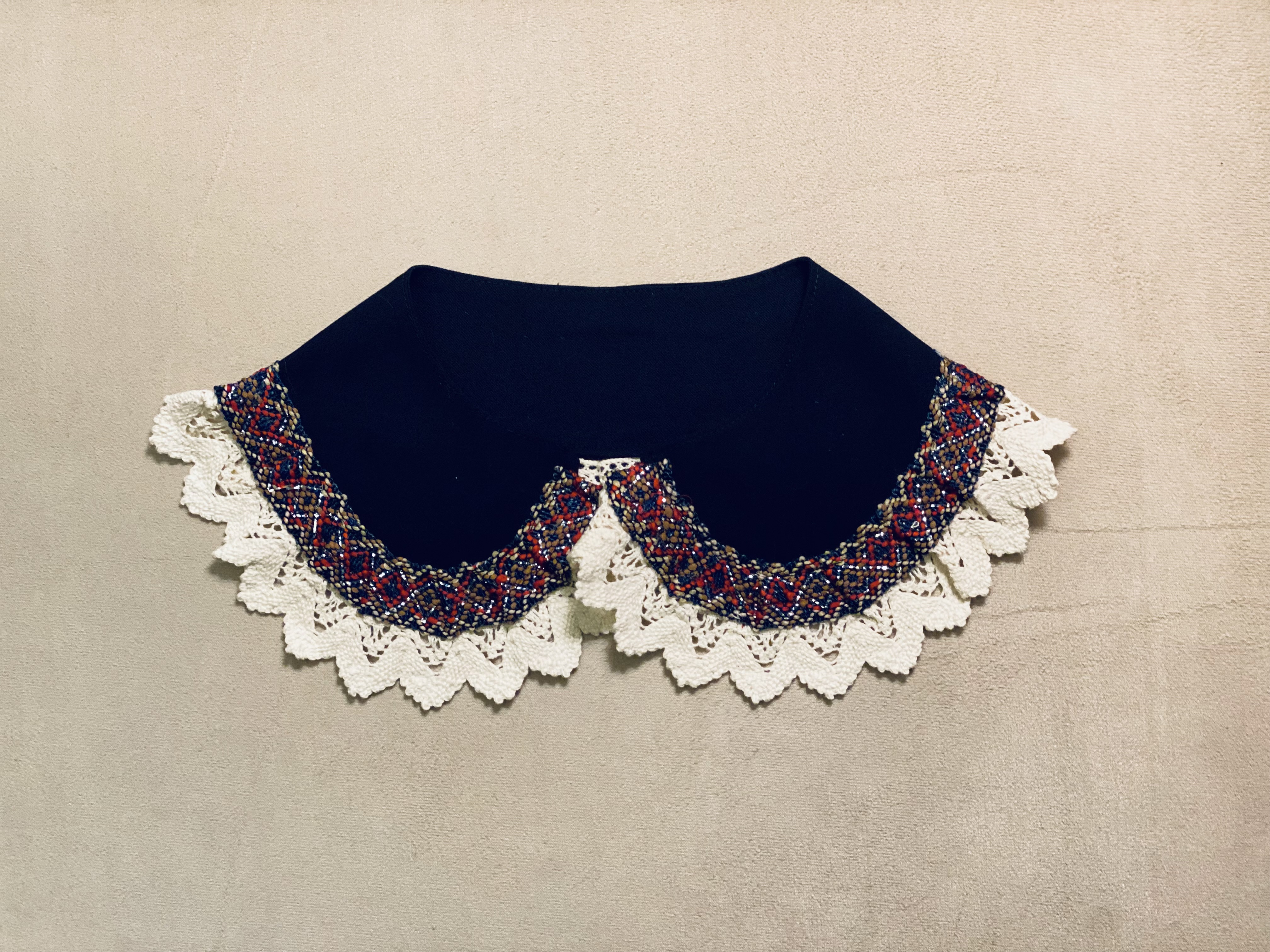 یقه اماده یقه تزیینی برند کالی ویت